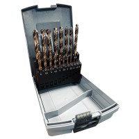 Kamtec KCSET19 HSS Cobalt Twist Drill Set - 19pcs